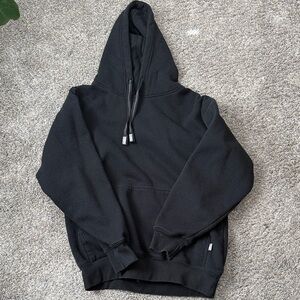 Pro Club Black Hoodie with Drawstrings